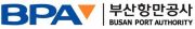 Logo Busan Port Authority Blue letter BPA and black lettering Busan Port Authority.